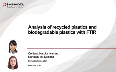 Analysis of Recycled Plastics and Biodegradable Plastics with FTIR