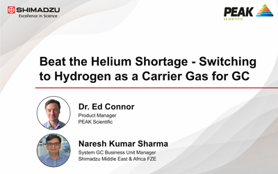 Beat the Helium Shortage - Switching to Hydrogen as a Carrier Gas for GC