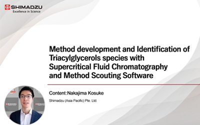 Method development and Identification of Triacylglycerols species with SFC